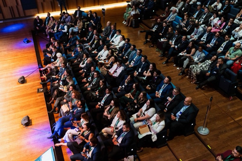 Plateia do 1º Encontro Nacional no Teatro B32