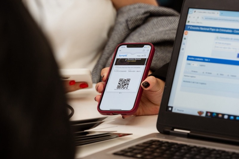 Check-in por QR code